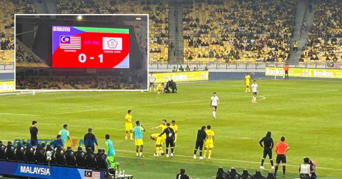 Bola Sepak: Harimau Malaya lepas peluang sedozen gol di separuh masa pertama