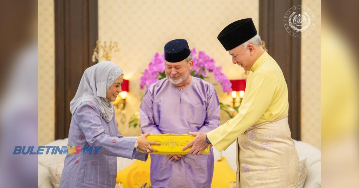 Raja Permaisuri Agong diwasalkan Darjah Kerabat Perak