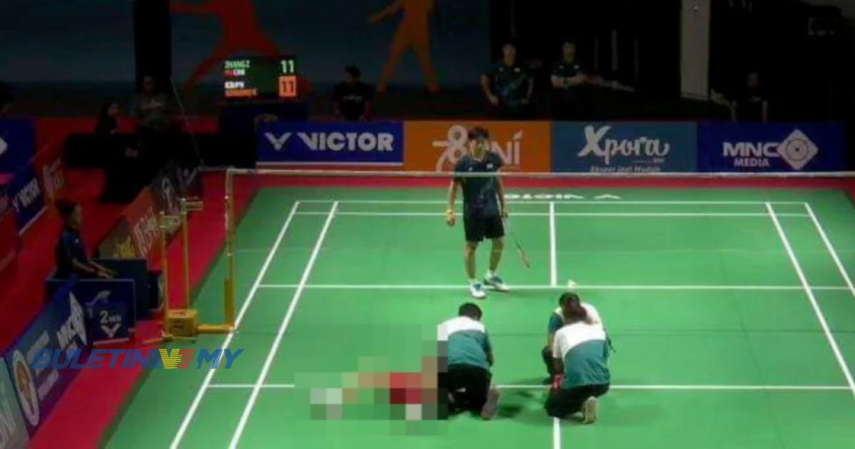 Pemain muda badminton China rebah sebelum meninggal dunia