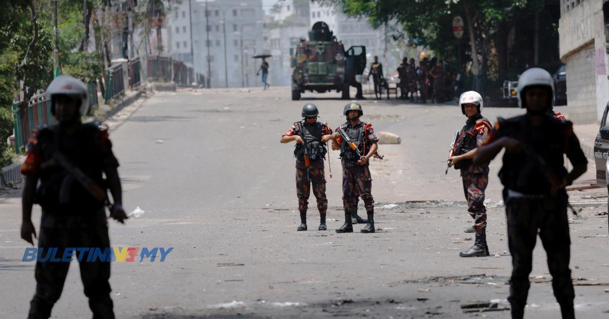 Tentera Bangladesh kenakan perintah berkurung selepas protes ragut 100 nyawa