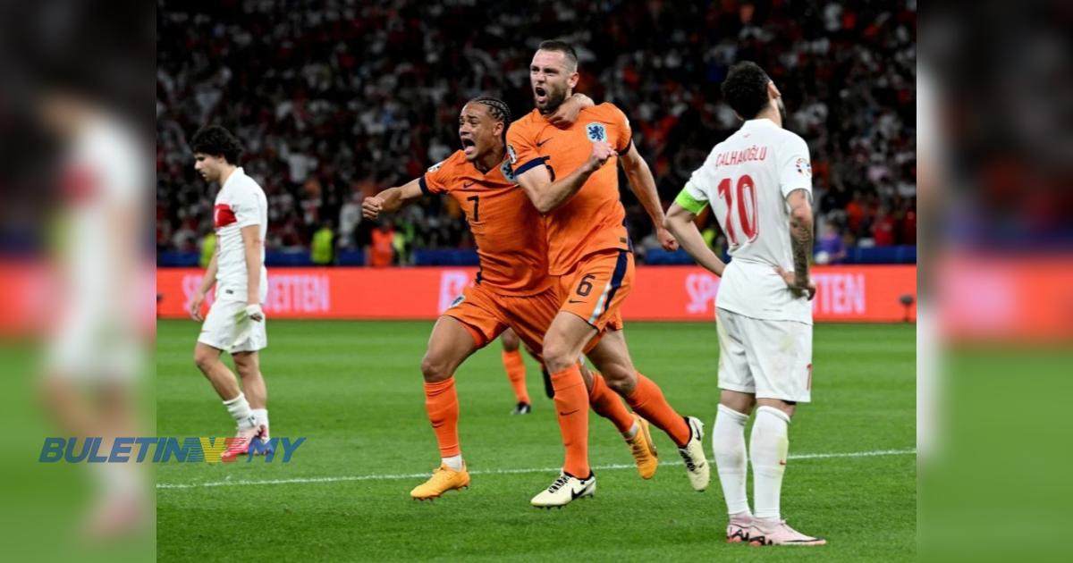EURO 2024: Belanda bertemu England di separuh akhir