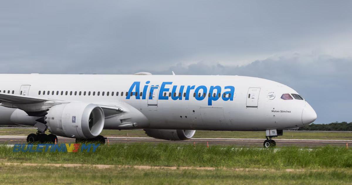 Lebih 30 cedera, pesawat Air Europa alami gelora udara