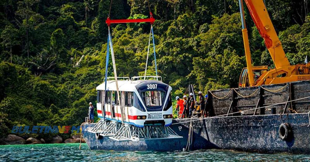 Pulau Tioman, pulau pertama guna tukun gerabak LRT