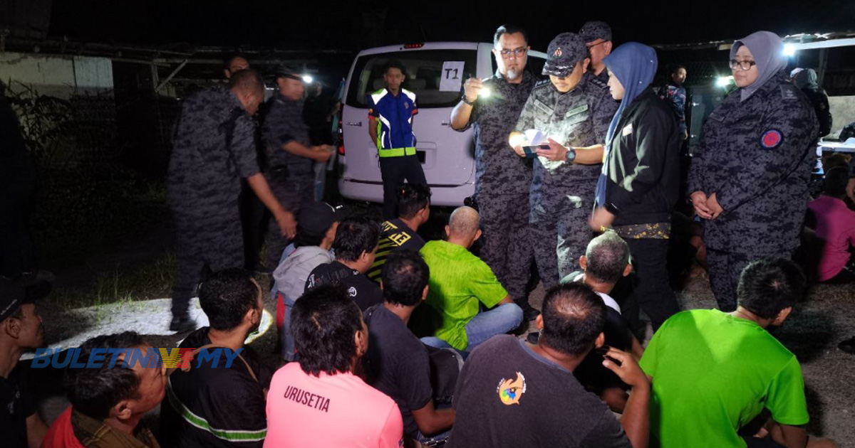 Penempatan haram PATI dalam hutan diserbu, 11 ditahan