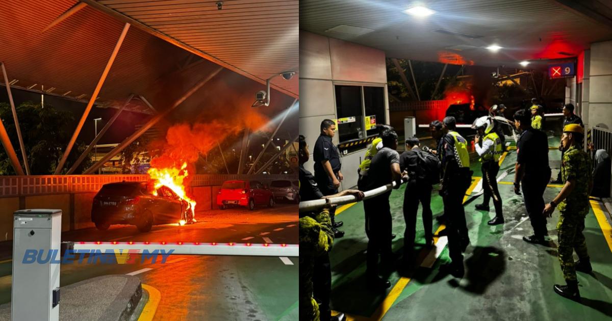 Dua warga Singapura berdepan detik cemas kereta terbakar ketika melalui CIQ BSI