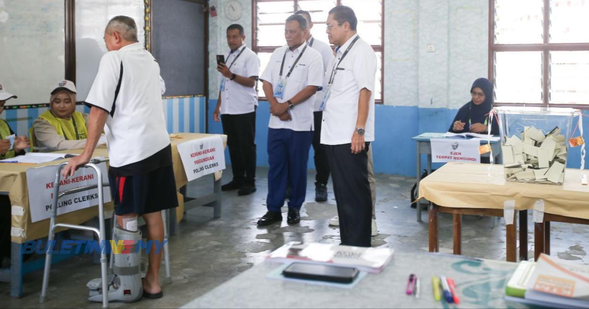 PRK DUN Sungai Bakap: 31.84 peratus keluar mengundi setakat jam 12 tengah hari