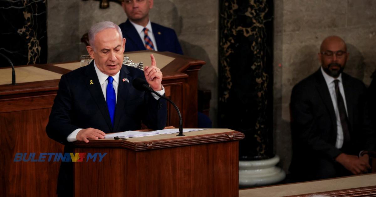 [VIDEO] Ucapan ‘syok sendiri’, Netanyahu ikrar kemenangan total di Gaza, kecam penunjuk perasaan A.S