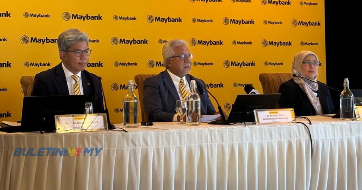 Maybank catat untung bersih RM5.02 bilion pada separuh pertama 2024