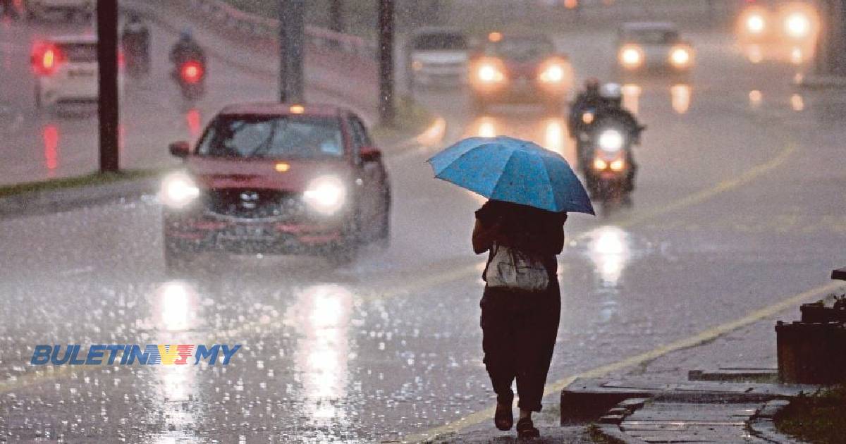 Pantai barat dijangka alami ribut petir Ahad hingga Khamis depan