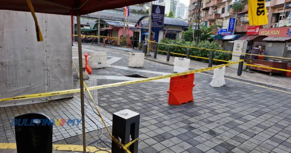 Mendapan baharu 50 meter dari lokasi tanah jerlus di Jalan Masjid India