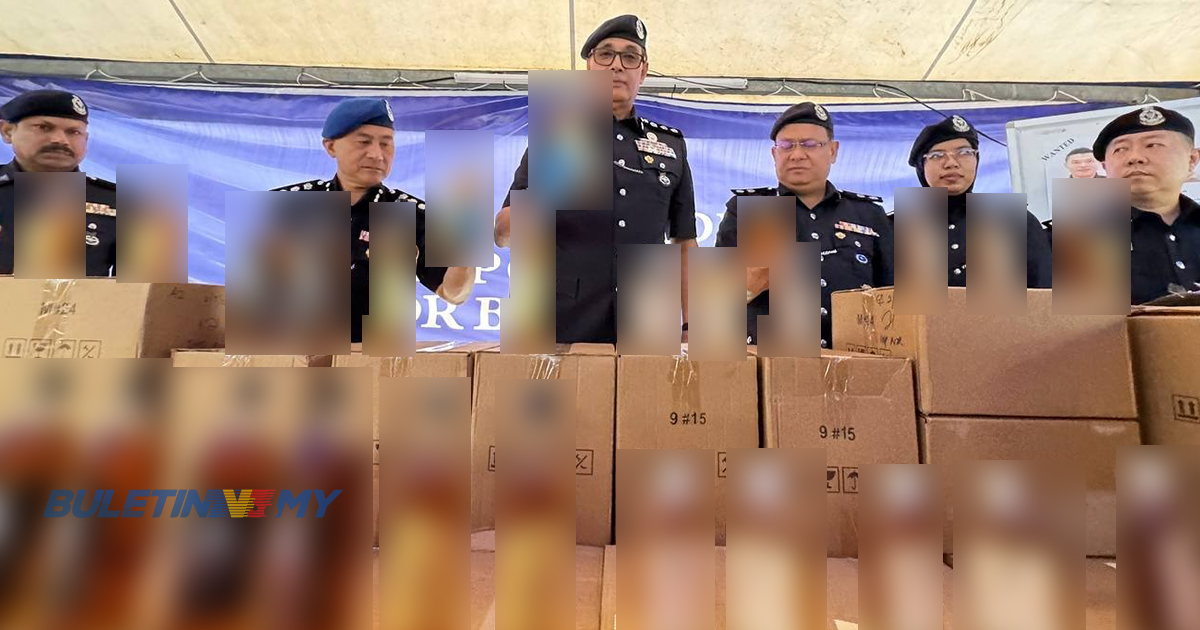 Polis tahan tiga ahli Geng Ah Meng, pelbagai arak tiruan dirampas