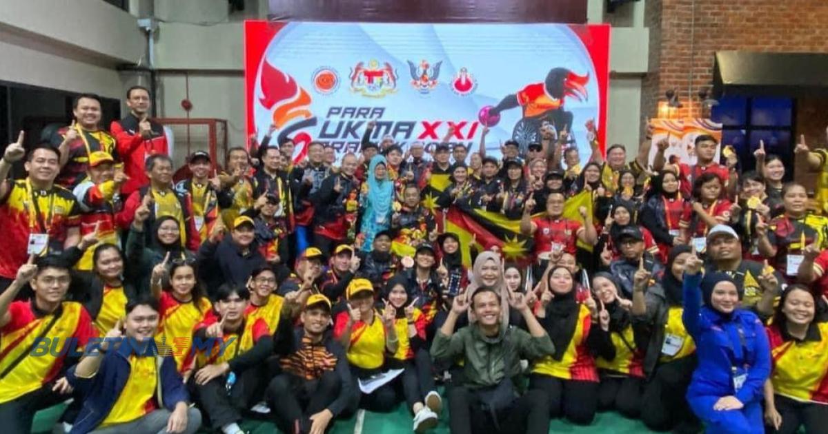 Para Sukma: Sarawak rampas semula gelaran juara meskipun kurang satu sasaran emas