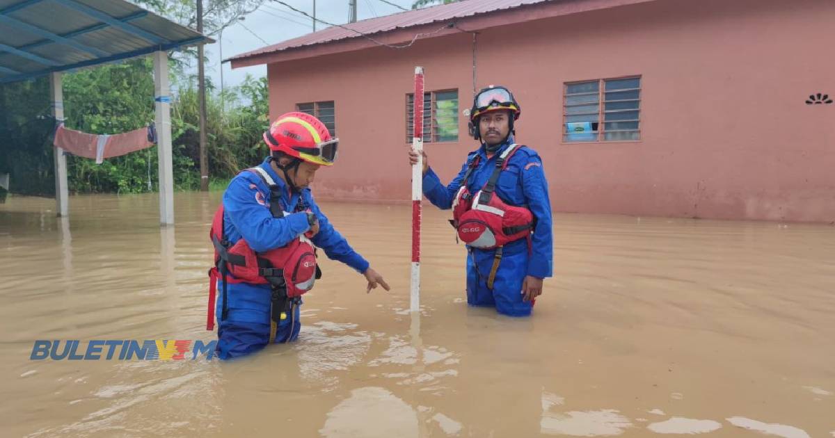 6 sungai di Kedah melebihi tahap bahaya