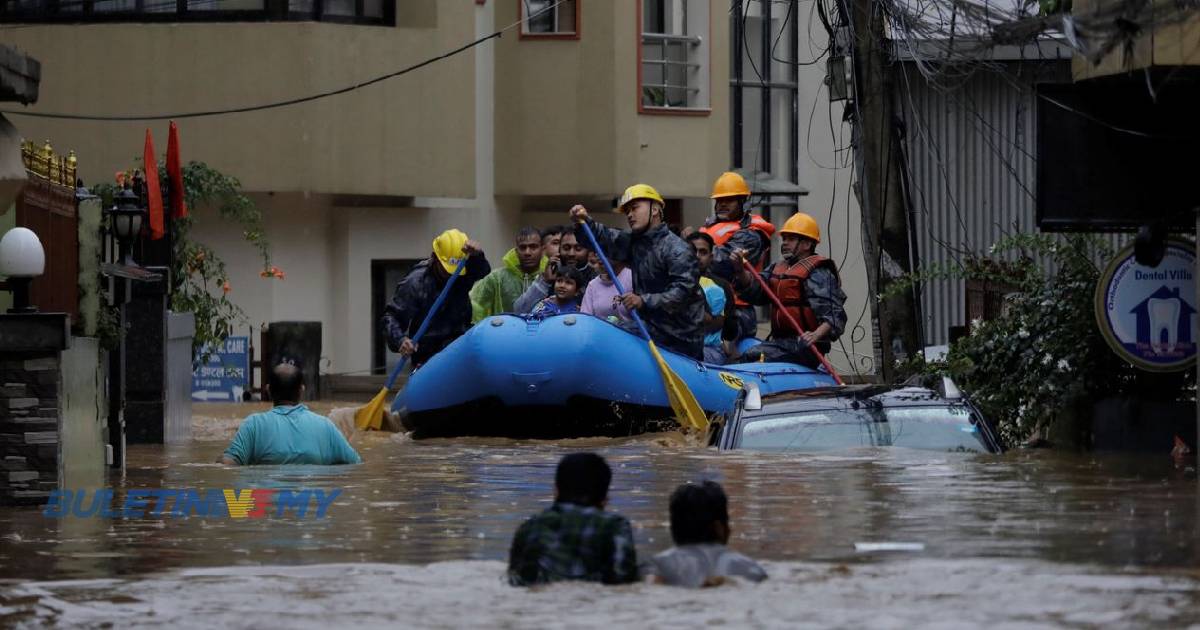 Angka korban banjir di Kathmandu meningkat kepada 101 orang