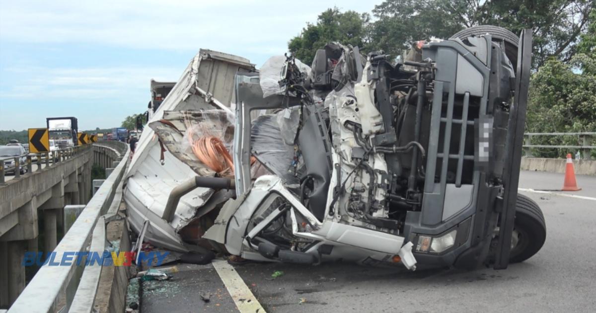 Kelindan lori maut dihempap muatan tembaga seberat dua tan di LPT2