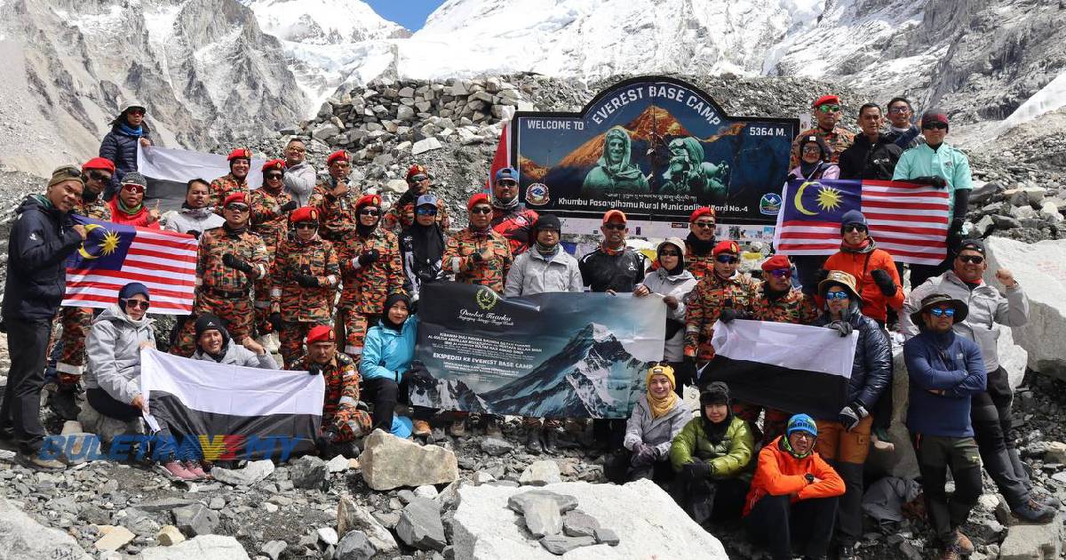 Meski berdepan cabaran cuaca, trek berliku, Misi Ekspedisi EBC berjaya dilaksana