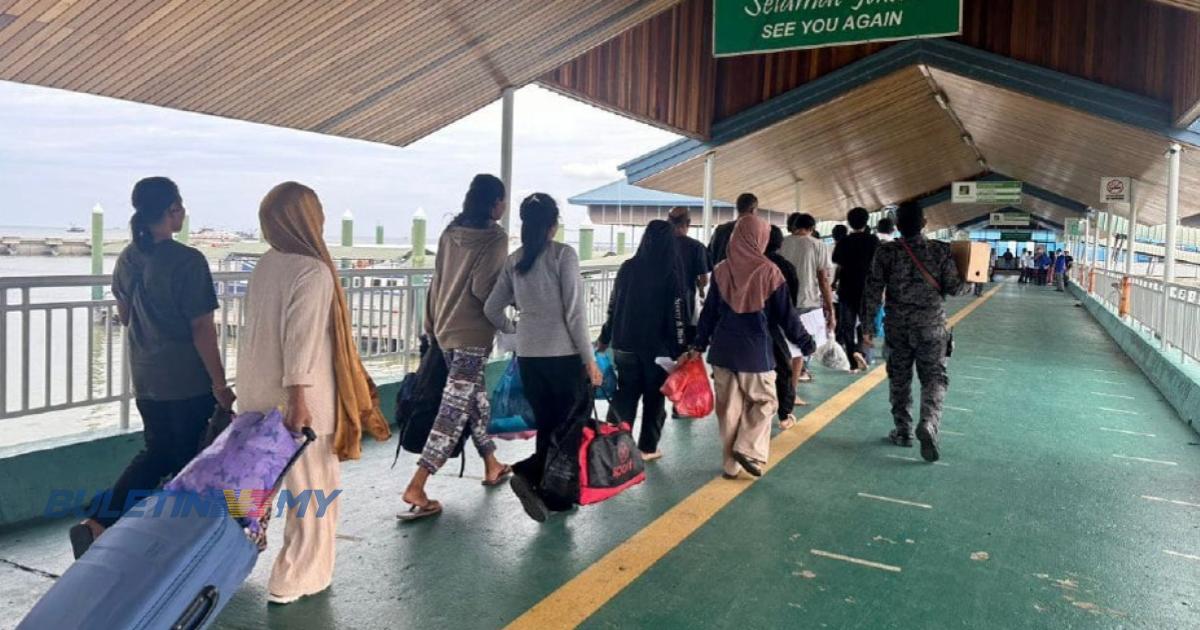 239 PATI Indonesia dihantar balik dari Sabah