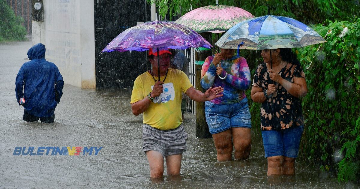 Ribut Tropika John dijangka badai Pantai Pasifik Mexico