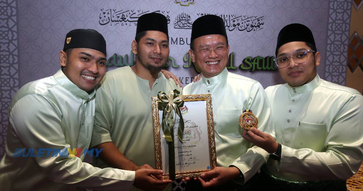 Pelihara tiga anak angkat lelaki beragama Islam, Uncle Mike terima Anugerah Maulidur Rasul