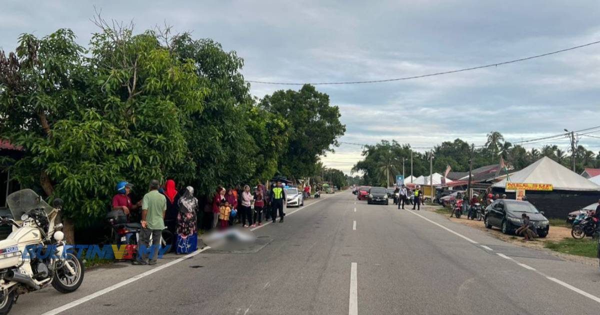 Warga emas maut dilanggar motosikal ketika lintas jalan