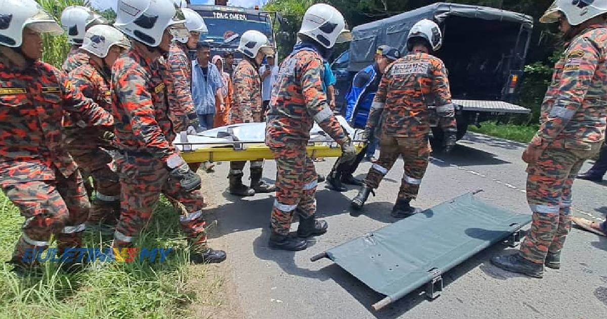 Warga emas maut selepas 10 jam tersepit dalam lori simen