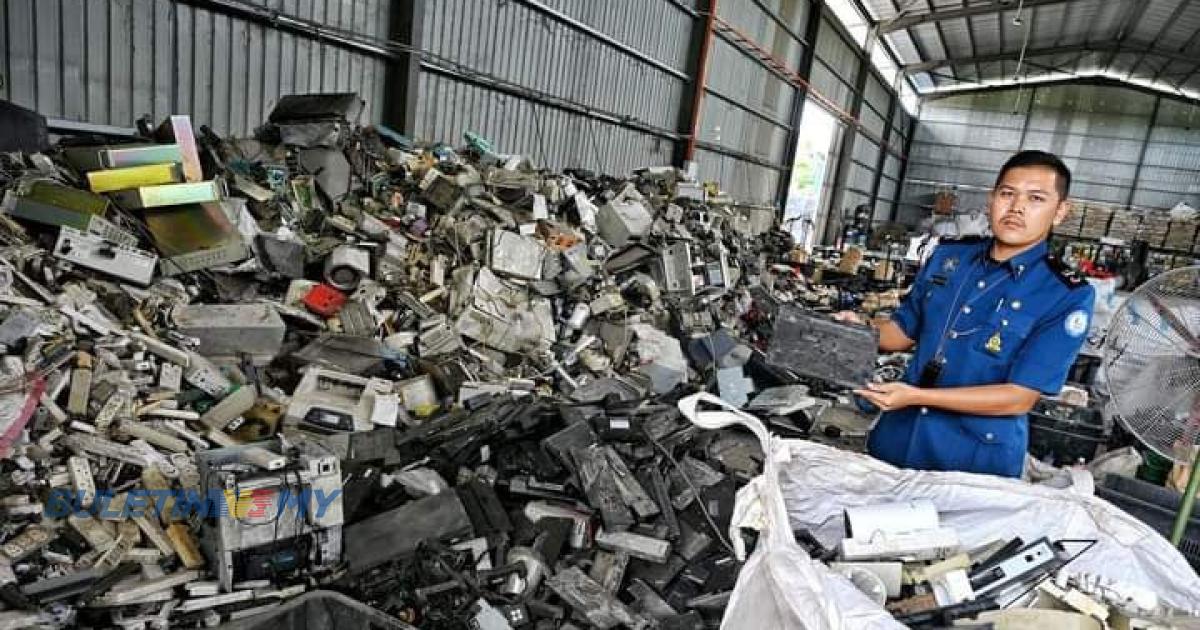 2 kilang kitar semua e-waste beroperasi tanpa lesen diarah tutup 