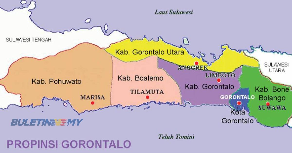 Semenanjung Minahassa, Sulawesi dilanda gempa bumi kuat