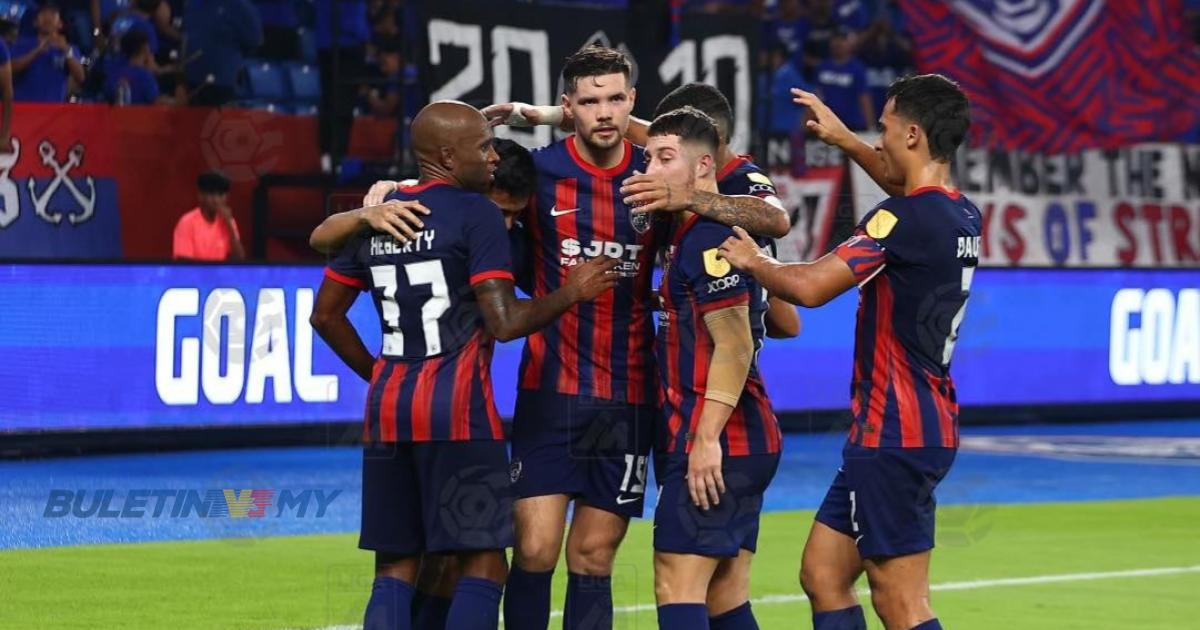 Liga Super: Kalahkan Kelantan 6-1, JDT kukuhkan kedudukan di tangga teratas