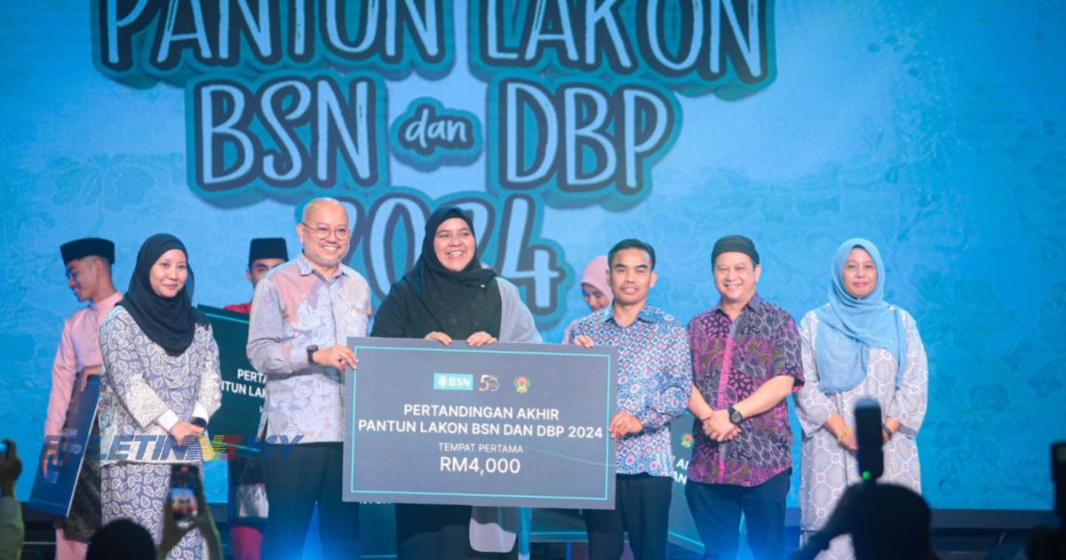 Kerani sekolah muncul juara Pantun Lakon 2024