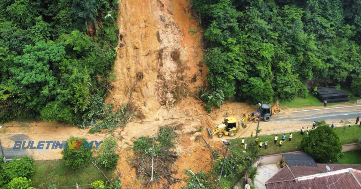 Tanah Runtuh: JMG, JKR Selangor dapati masih ada pergerakan tanah – Polis