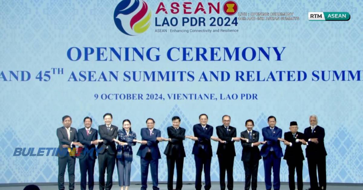 Sidang Kemuncak ASEAN Ke-44 dan 45 buka tirai di Vientiane