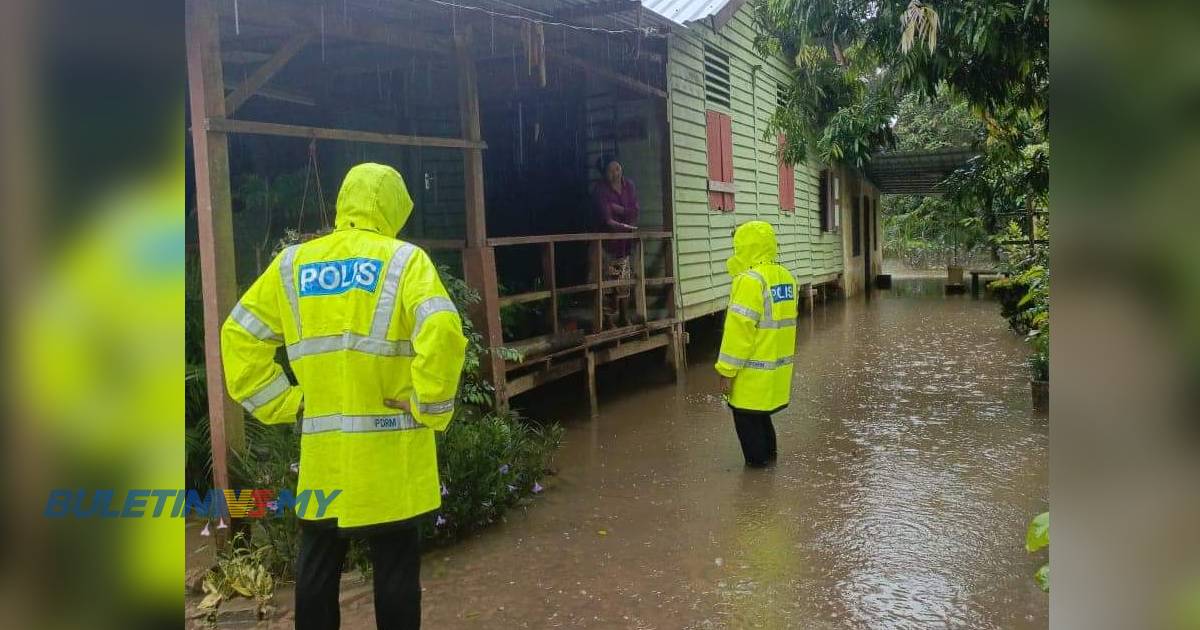 Banjir: Hanya satu keluarga diarah berpindah selepas rumah dinaiki air