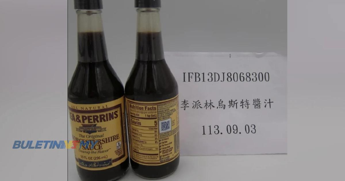 Sos Worcestershire diimport dari AS mengandungi racun perosak – FDA Taiwan