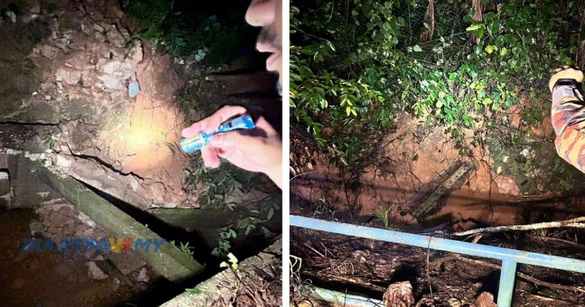 Tanah runtuh di Bukit Beruntung, MPHS akan tutup laluan