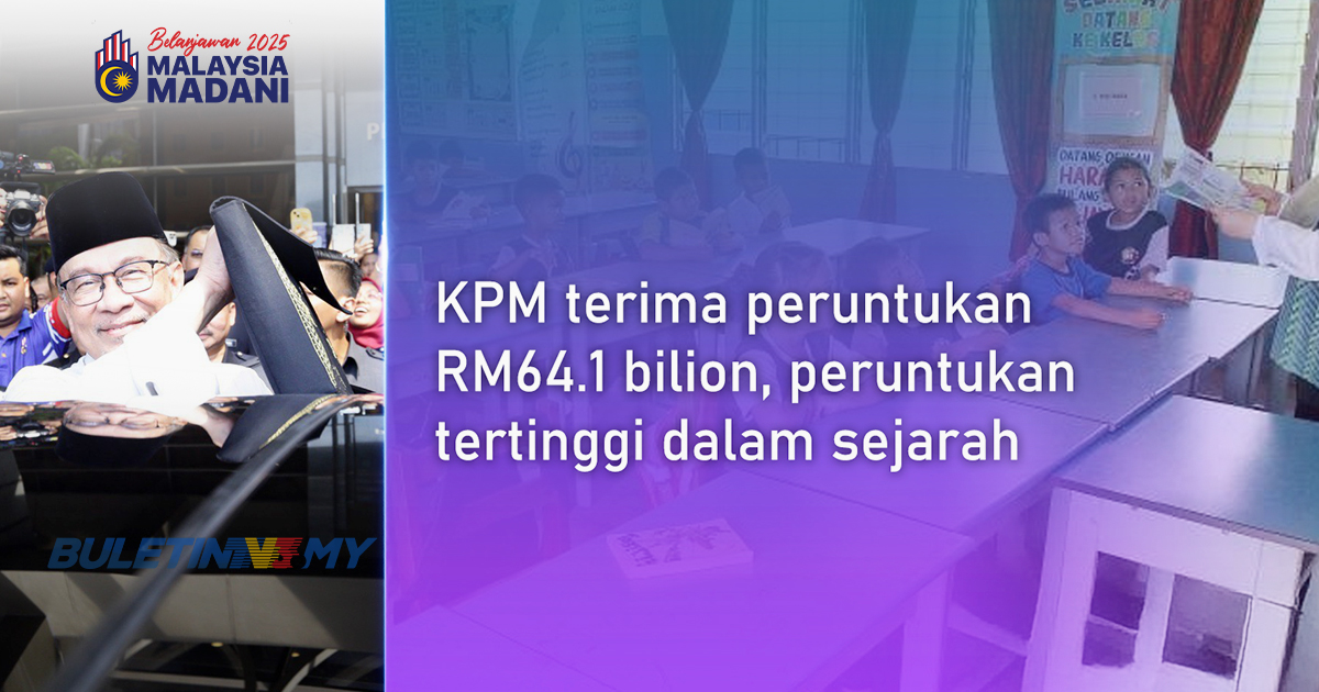 Belanjawan 2025: KPM terima peruntukan RM64.1 bilion, tertinggi dalam sejarah