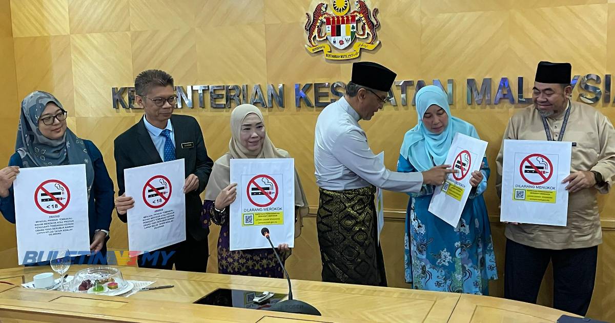 KKM sasar kadar perokok tembakau turun 15 peratus tahun depan