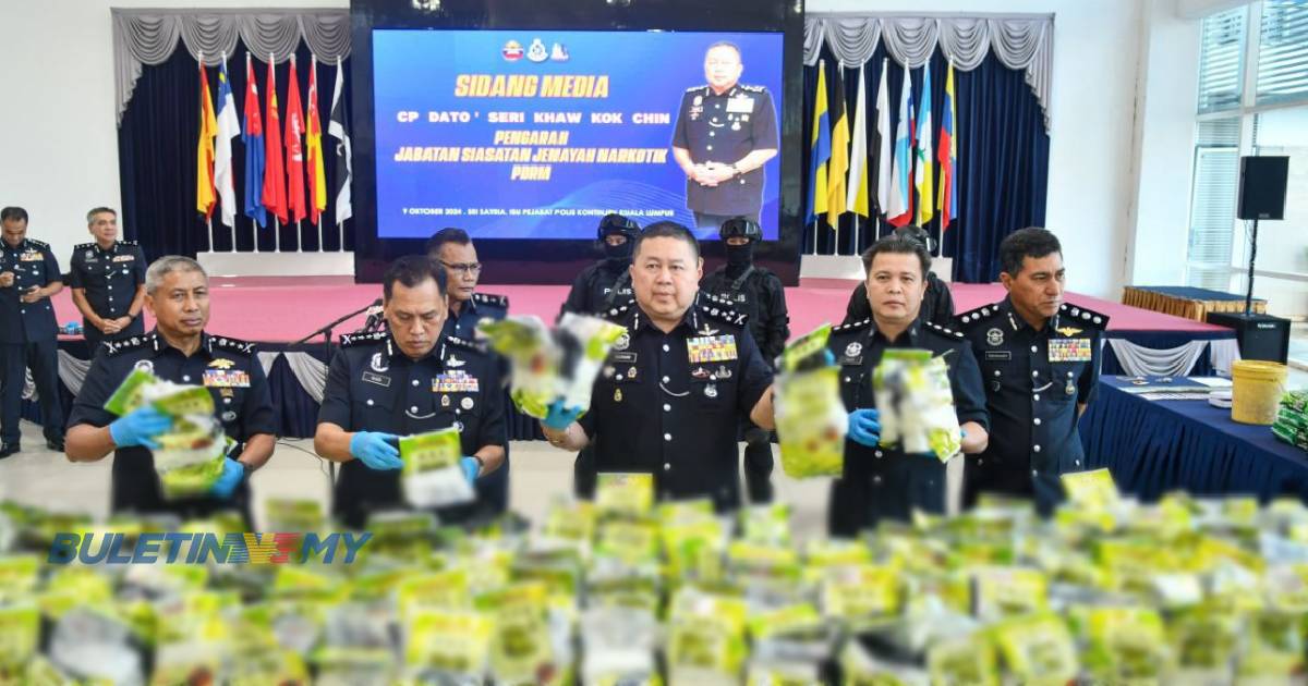 JSJN Bukit Aman rampas dadah bernilai RM19.58 juta