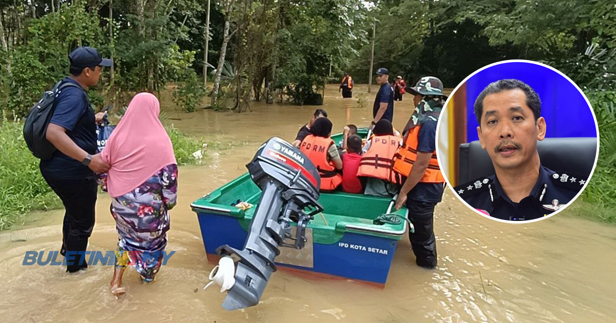 Lebih 1,000 pegawai, anggota polis Terengganu siap siaga hadapi banjir