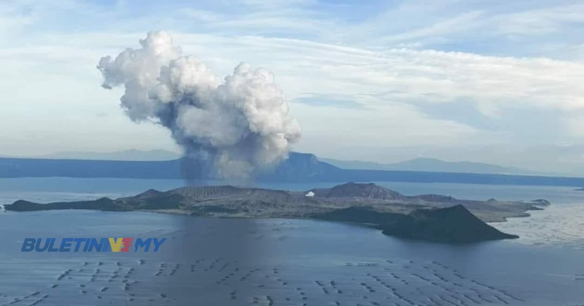 Gunung Taal di Filipina meletus, cetus amaran tahap rendah