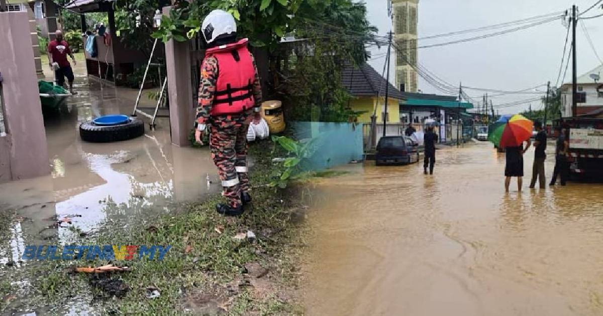 Hujan lebat, Kampung Melayu Subang dilanda banjir 