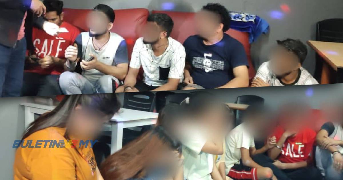 JIM Perak serbu karaoke haram, 39 warga Myanmar termasuk GRO ditahan 