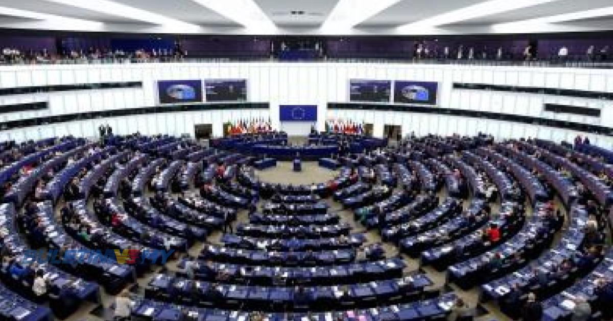 Ahli Parlimen EU protes terhadap Israel ketika bersidang