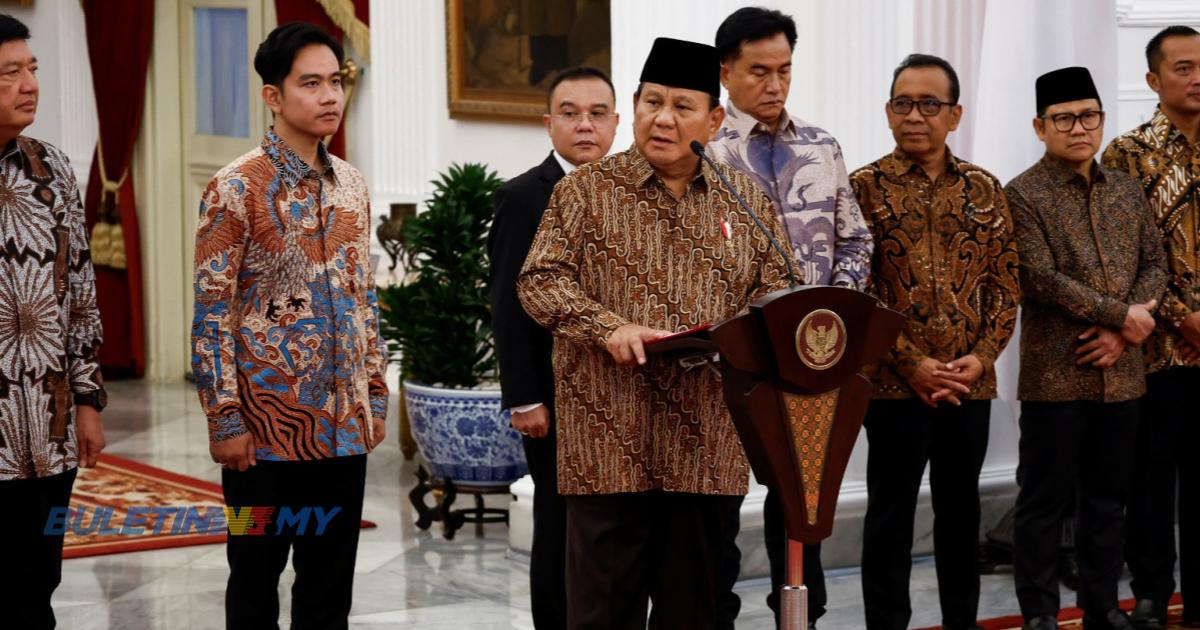 Prabowo umum barisan Menteri Kabinet