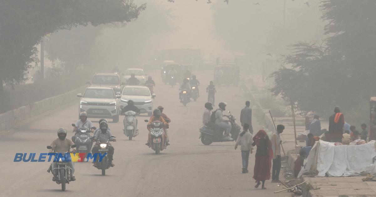 Petani bakar sisa ladang, kualiti udara di New Delhi cecah tahap sangat tidak sihat