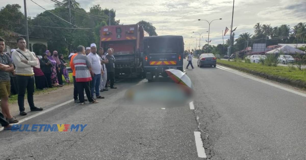 Tergelincir dari belakang lori, pekerja pembersihan maut dirempuh kereta