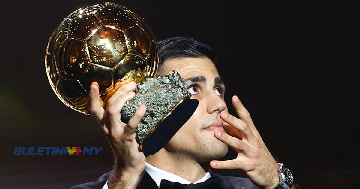 Rodri rangkul Anugerah Ballon d’or 2024