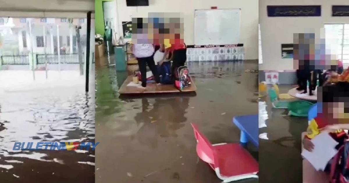 Banjir: Tabika dinaiki air ditutup dua hari, tiada kejadian buruk – KEMAS