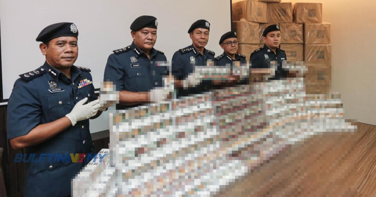 Kastam Perak patah penyeludupan 1.06 juta batang rokok putih