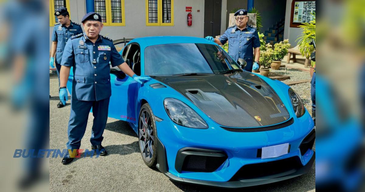 Porsche bernilai hampir RM3 juta ‘tinggal lebih masa’ disita