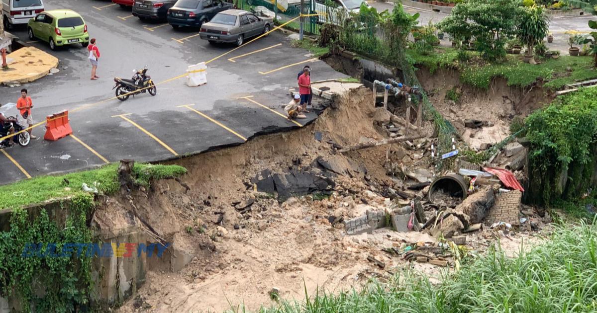 Tanah Runtuh di Ampang: Penduduk bimbang kejadian berulang 